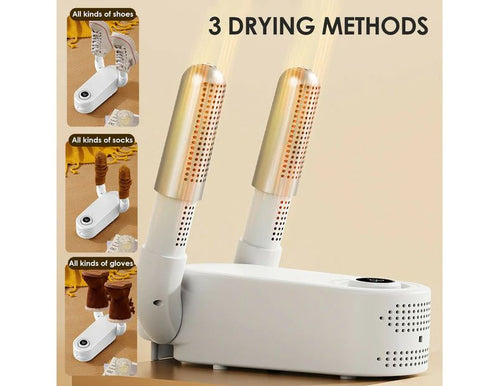 Smart Electric Shoe Dryer & Boot Warmer | 360° Heat Drying with Timer