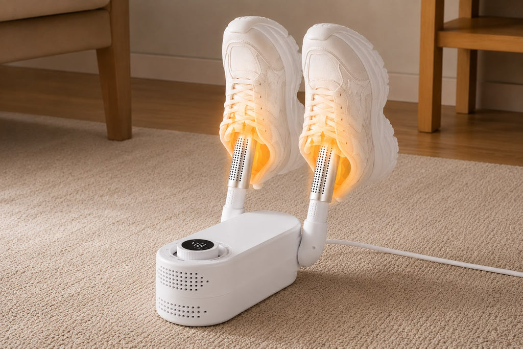 Smart Electric Shoe Dryer & Boot Warmer | 360° Heat Drying with Timer